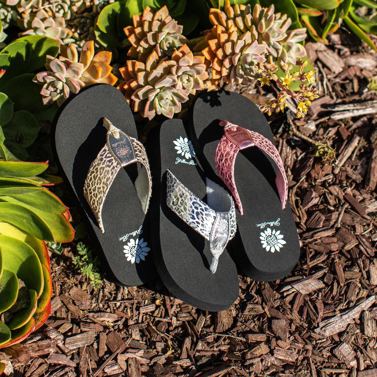 Silver Ferrara Flip Flops by Yellowbox Sweet Southern Swank Boutique