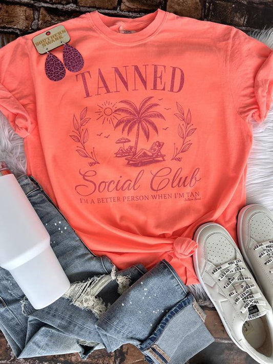 Tanned Social Club Comfort Color Tee