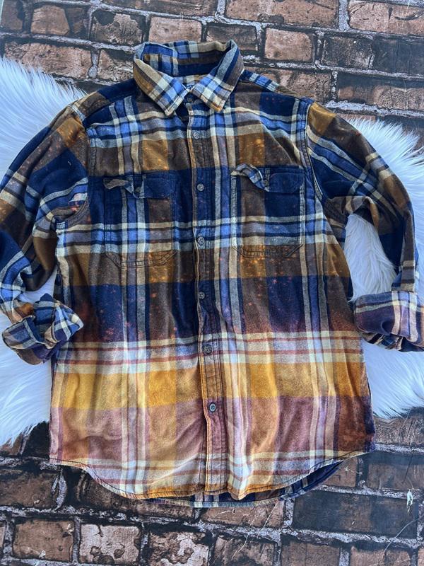 Fall Breeze Distress Flannel