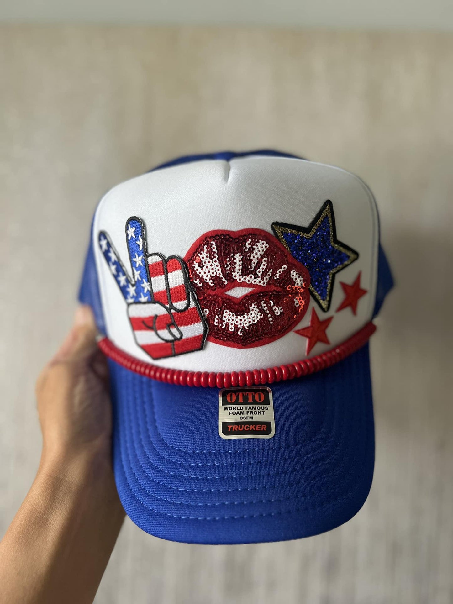 USA Peace Trucker Hat