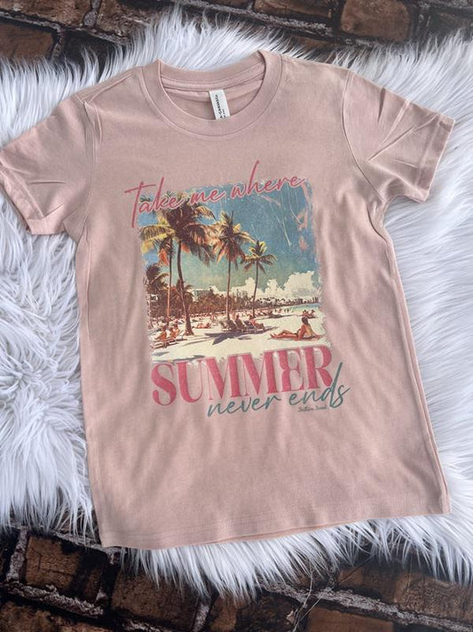 Youth Summer Never Ends Tee