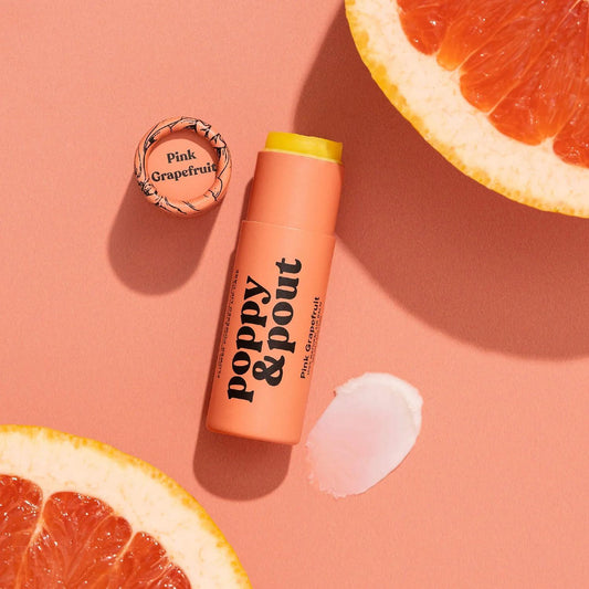 Pink Grapefruit  Lip Balm by Poppy & Pout