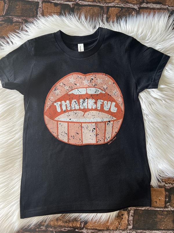 Youth Thankful Lips Tee