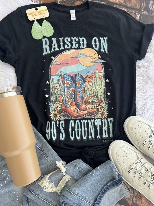 Raised On 90S Country Tee