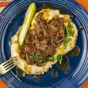 Dill Pickle Pot Roast by Crockstar