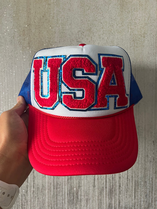 USA Red/Blue Trucker Hat