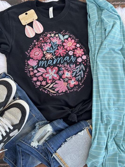 Mama Floral Tee