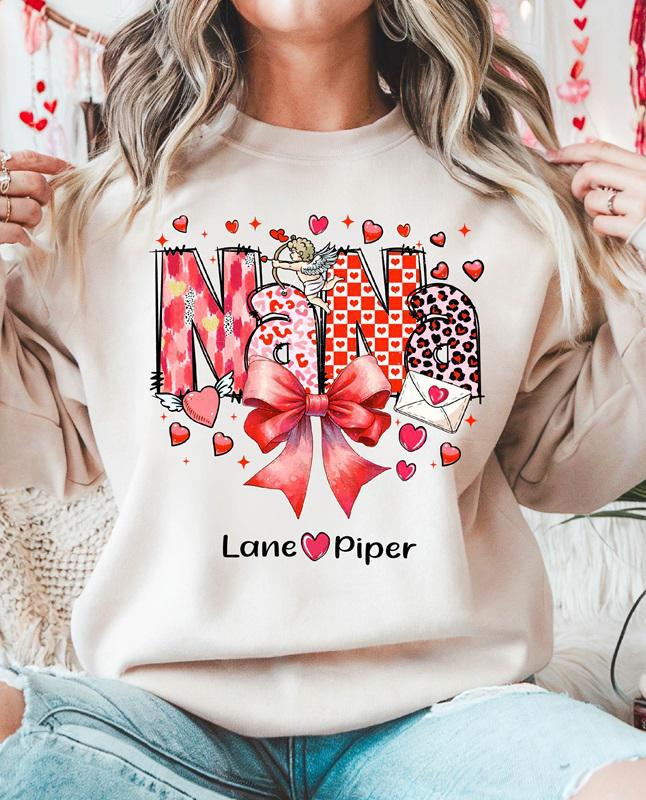 Valentine Custom Name (Available Tee and Sweatshirt)