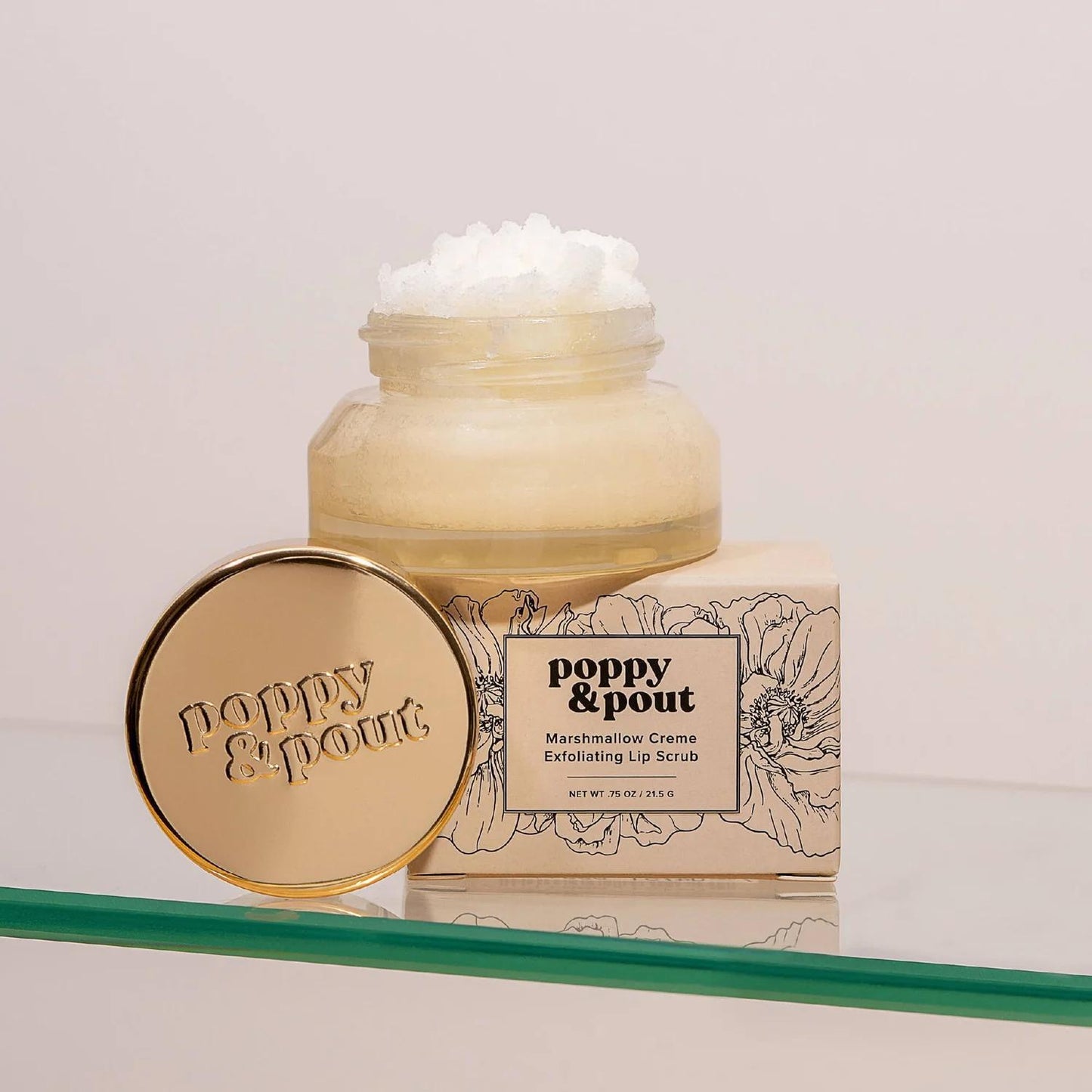 Island Coconut Exfoliating Lip Scrub by Poppy & Pout