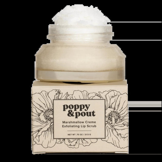 Island Coconut Exfoliating Lip Scrub by Poppy & Pout