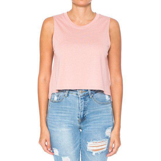 Jeanie Crop Muscle Tank Top