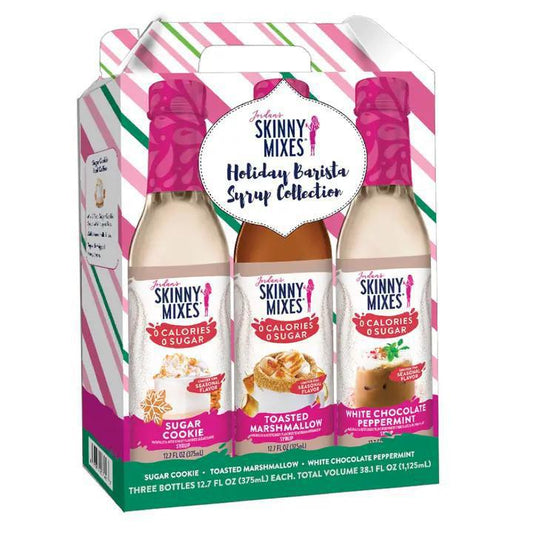 Holiday Barista Syrup Trio - Sugar Free Gift Set by Jordan's Skinny Mixes