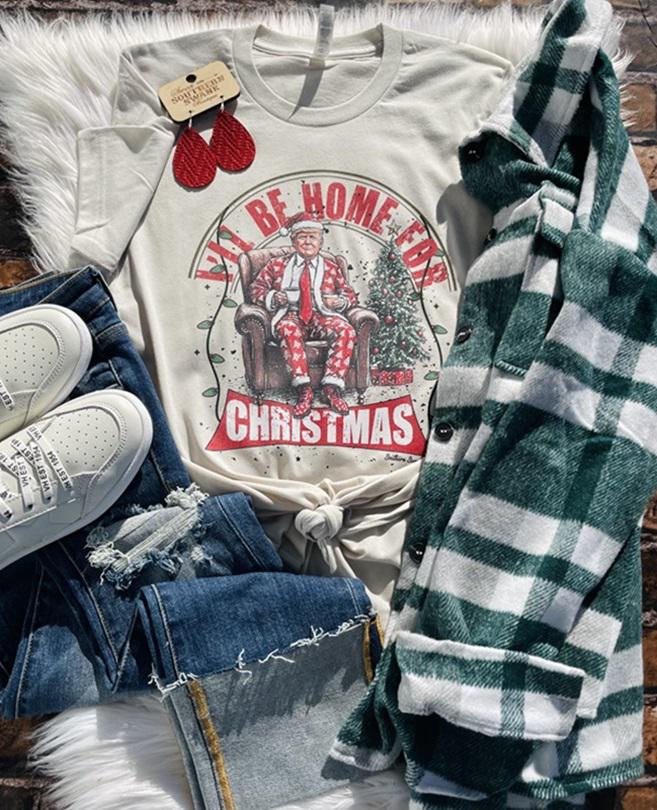 I'll Be Home For Christmas Tee