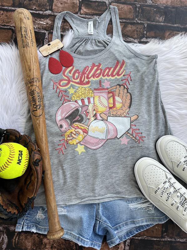 Vintage Softball Tank Top