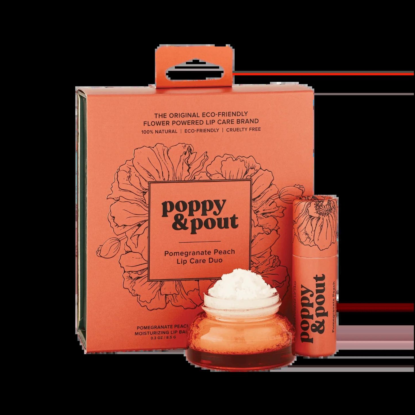 Pink Grapefruit Lip Care Duo by Poppy & Pout