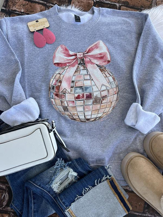 Pink Disco Ball Sweatshirt