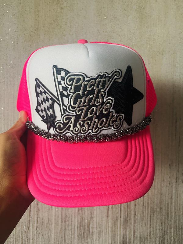 Pretty Girls Love Assholes Trucker Hat