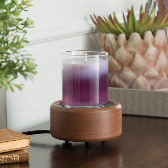 Pewter Walnut 2-In-1 Classic Fragrance Warmer by Candle Warmers Etc