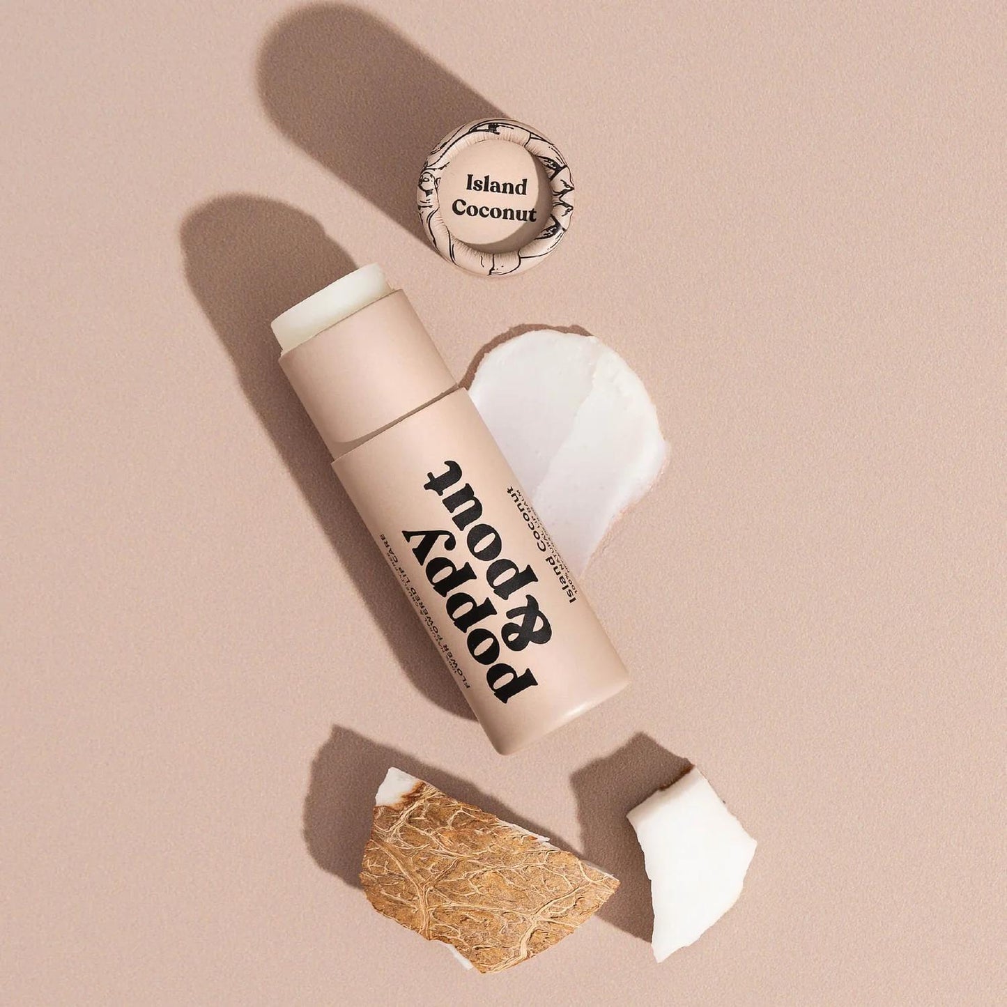 Island Coconut Lip Balm by Poppy & Pout