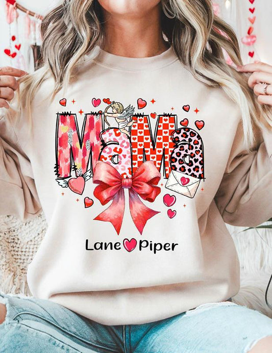 Valentine Custom Name (Available Tee and Sweatshirt)