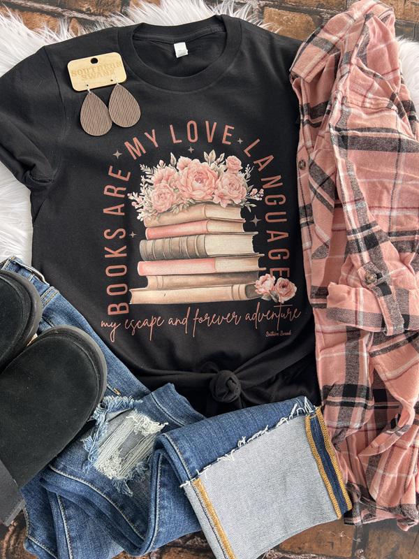 Books Are My Love Language Tee