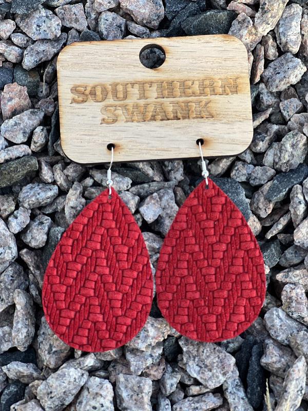 Piper Red Earrings