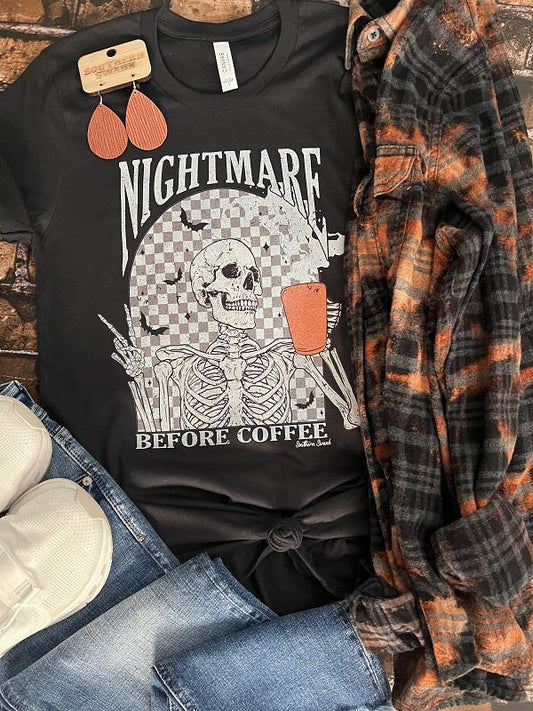 Nightmare Before Coffee Tee