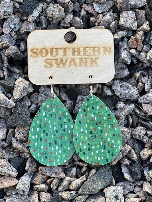 Christmas Vibes Teardrop Earrings