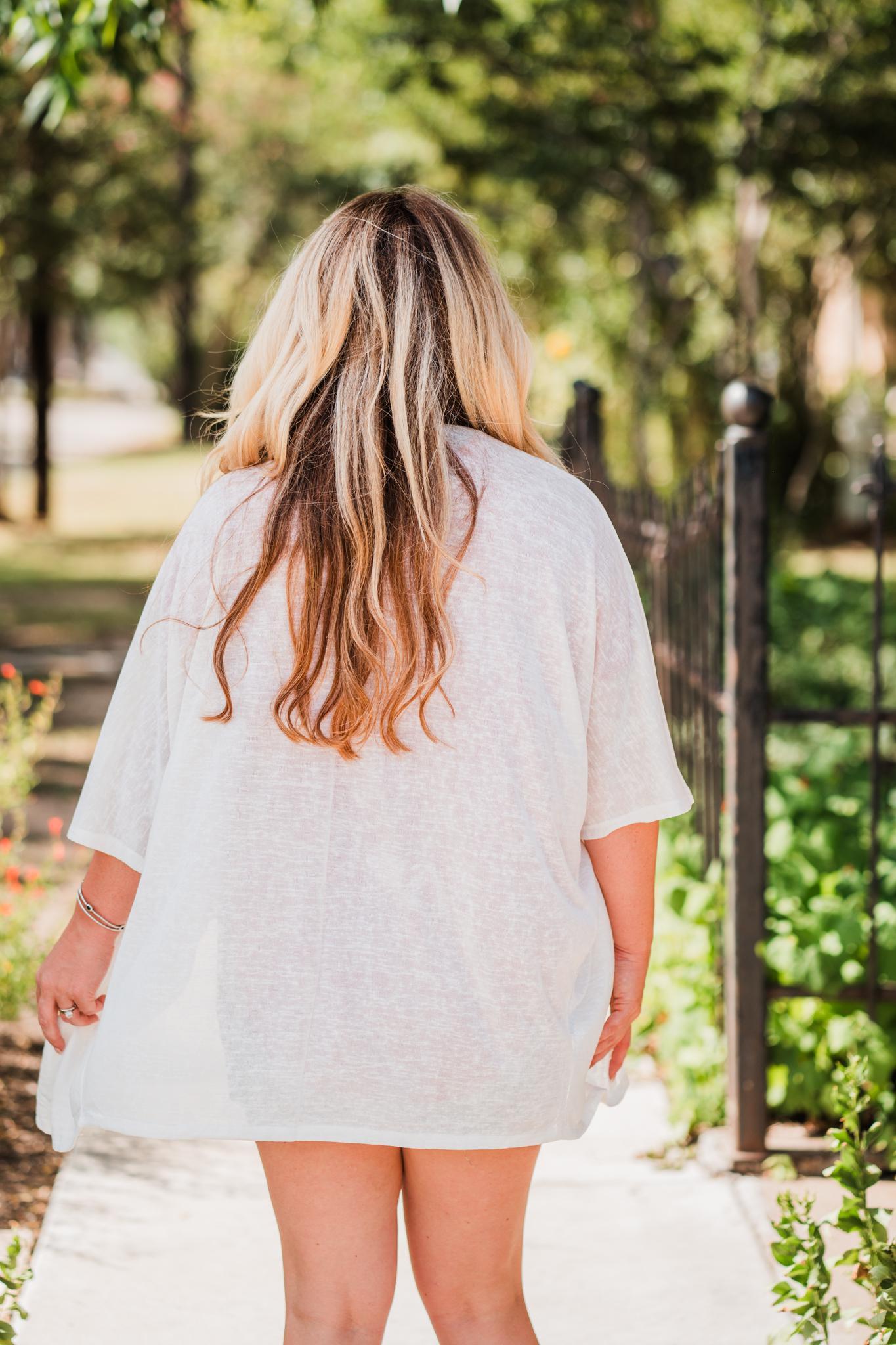 Off White Kimono Cardigan