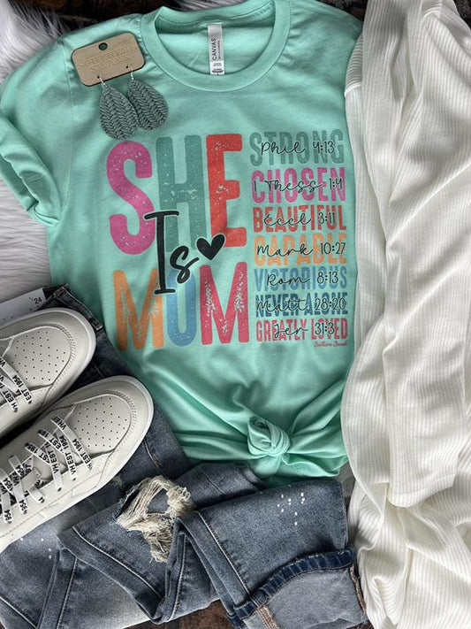 She Is Mom Tee