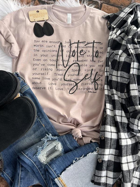 Note To Self Tee