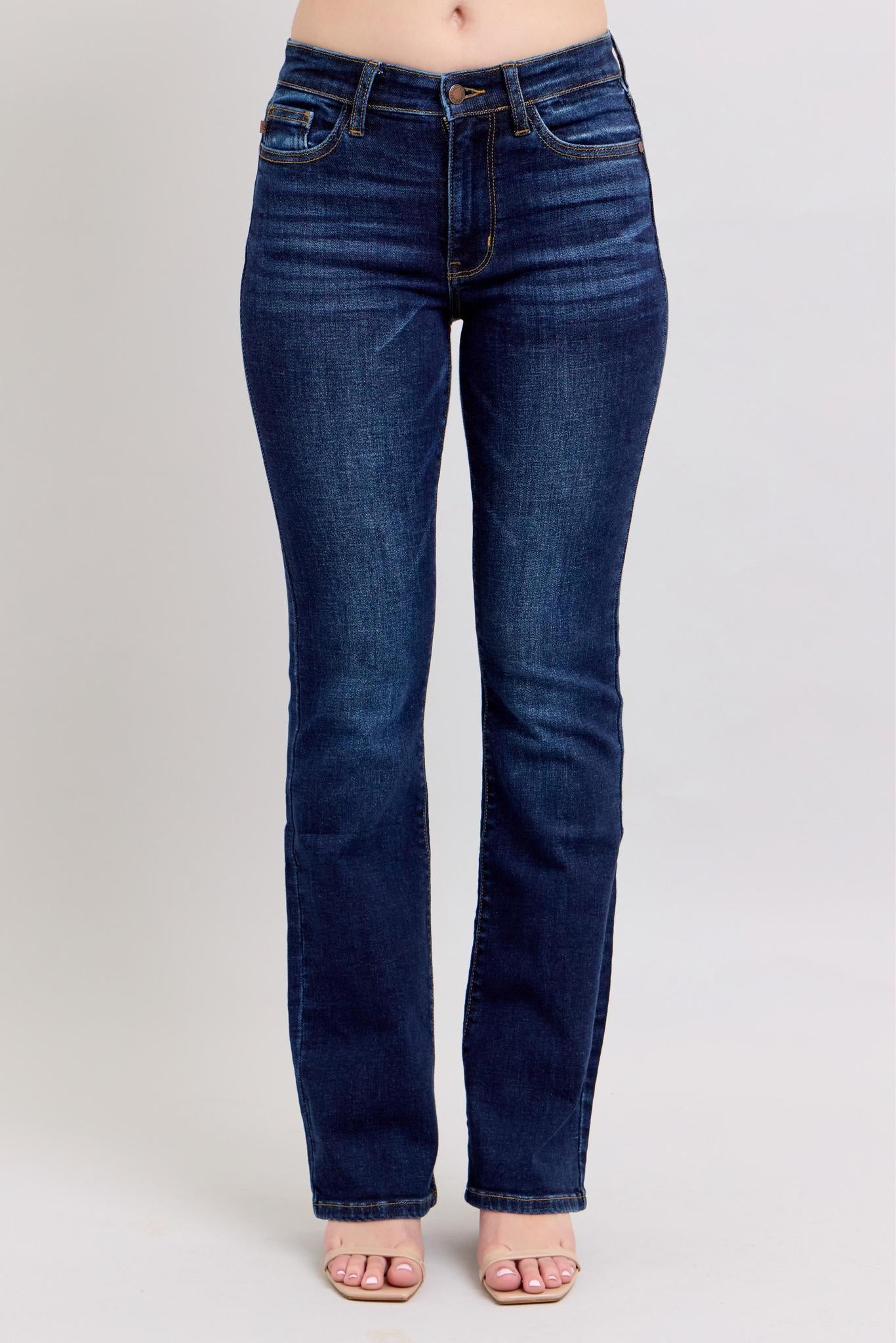 Dark Wash Boot Cut Jeans by Judy Blue - Style #82586