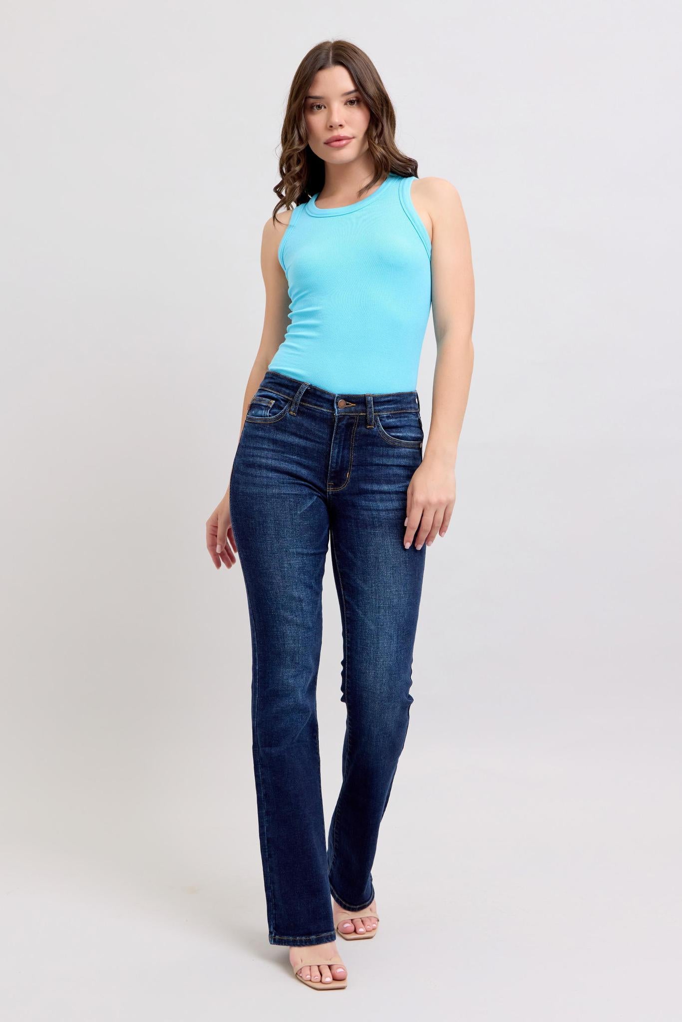 Dark Wash Boot Cut Jeans by Judy Blue - Style #82586