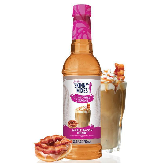 Maple Bacon Donut Syrup Sugar Free Syrup by Jordan's Skinny Mixes