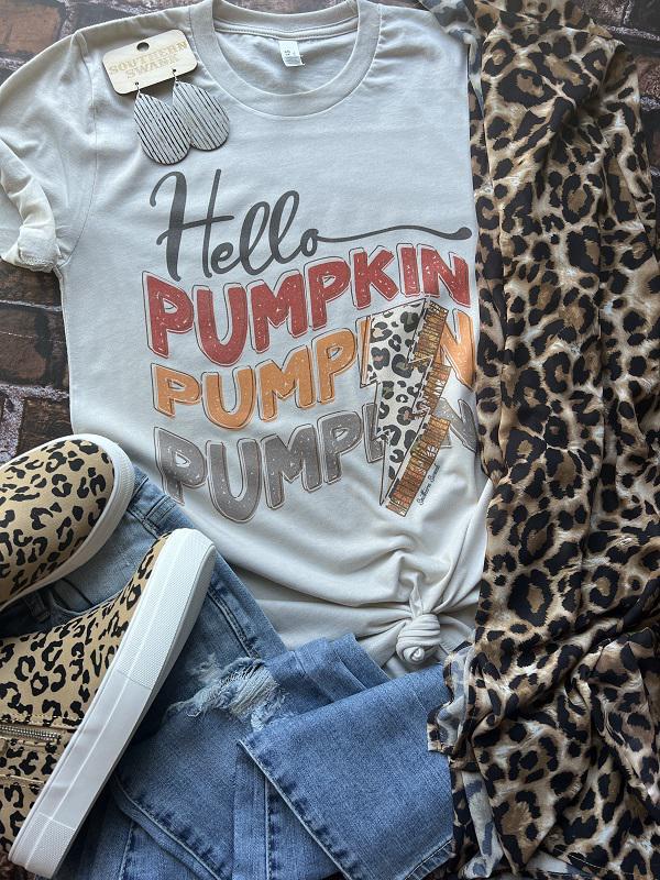 Hello Pumpkin Bolt Tee